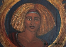 Goldener Kreis – Afrikanische Frau