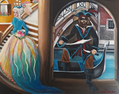 Licht und Schatten – Karneval Venedig